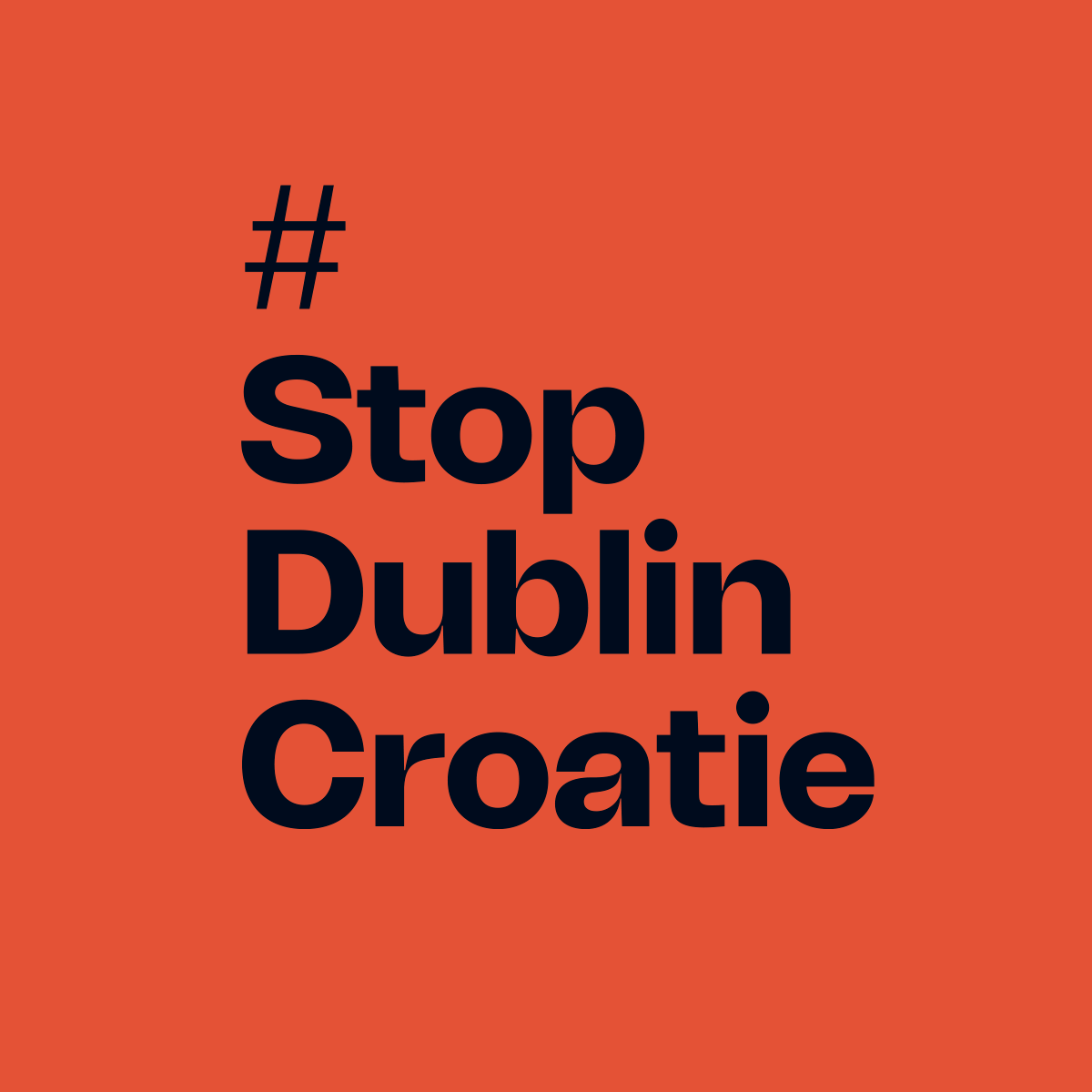 #StopDublinCroatie
