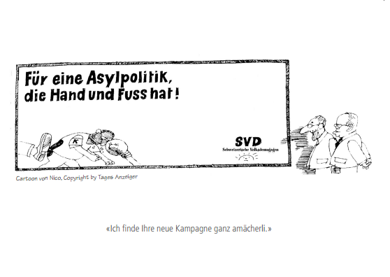 Postkarte gegen Anti-Asyl-Initiative