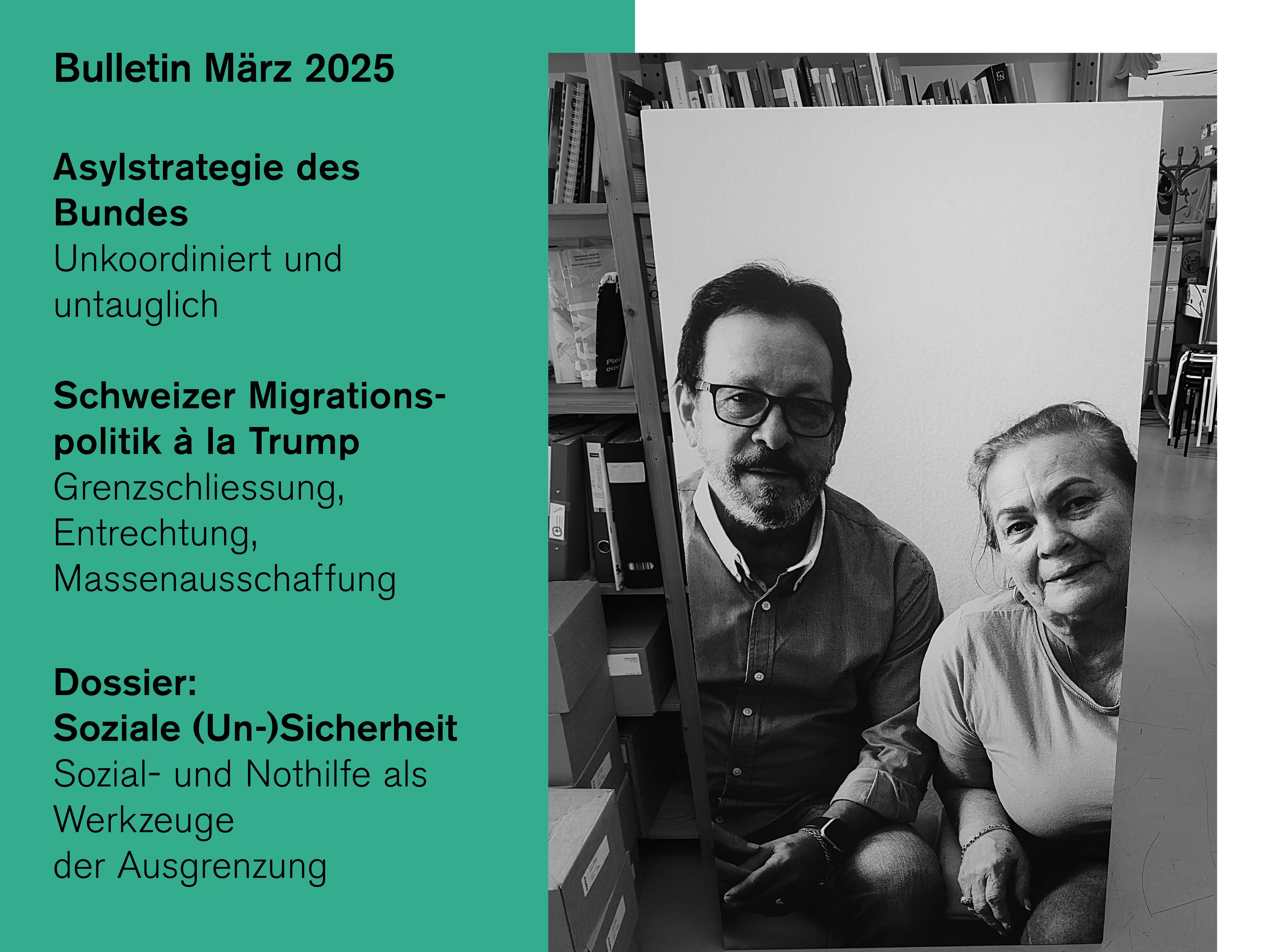 Cover des Sosf-Bulletins Nr. 1, 2025