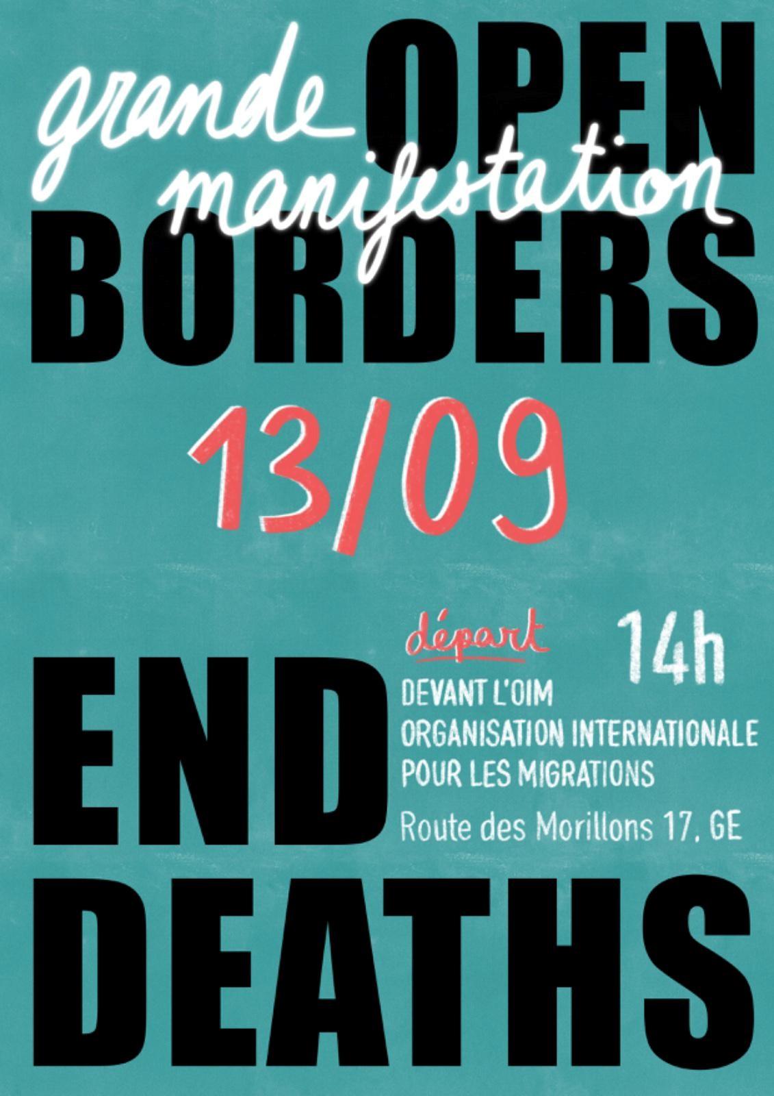 Flyer de la manifestation