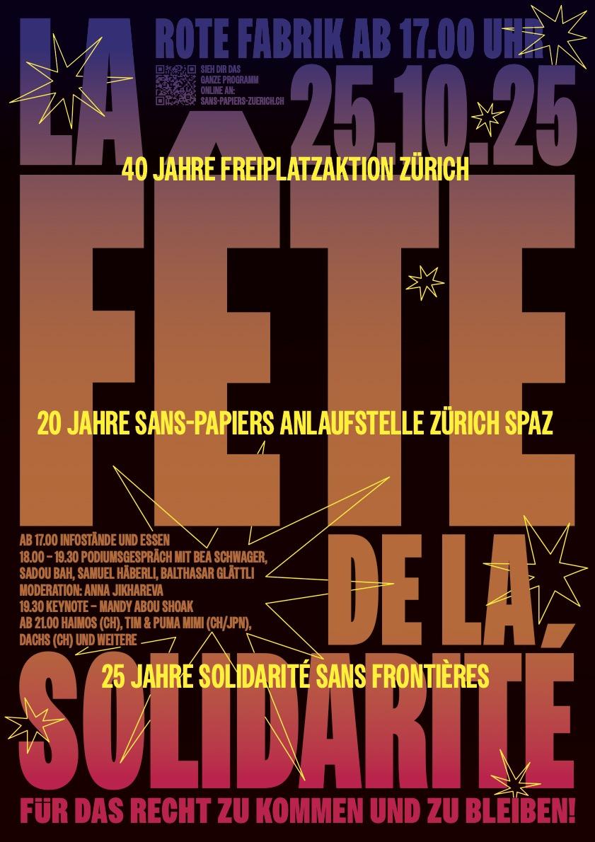 Poster La fête de la solidarité
