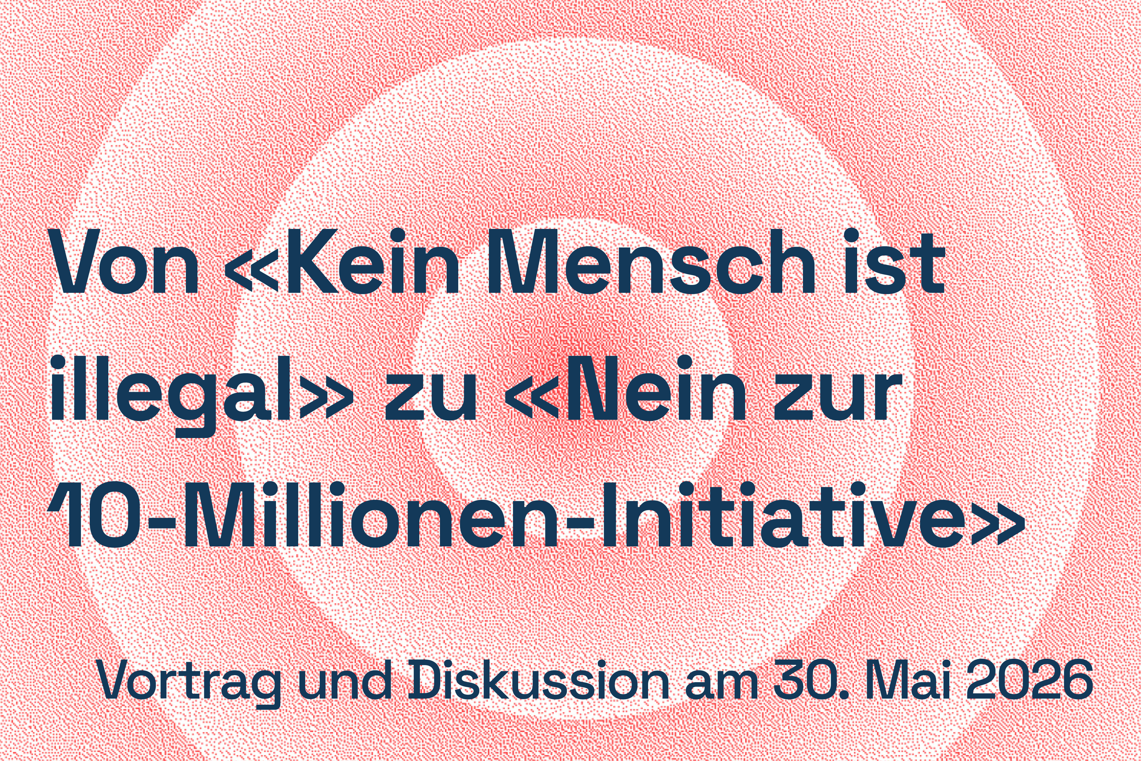 Flyer der VV am 30. Mai 2026